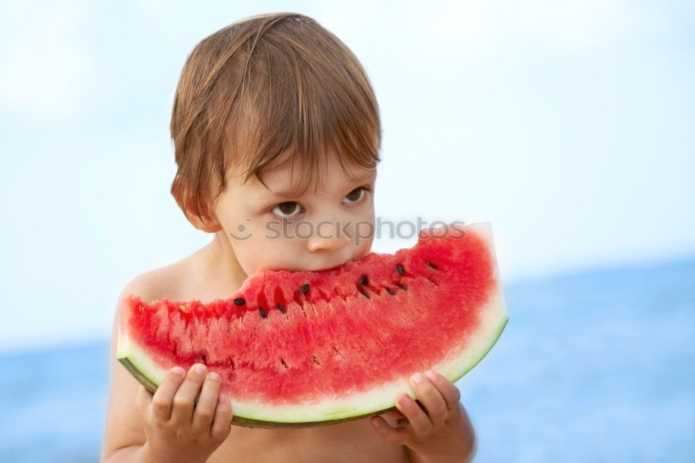 Similar – Image, Stock Photo A heart and a melon Part II