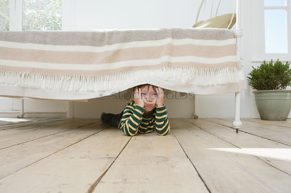 Similar – Image, Stock Photo baby playing and hiding with white curtains