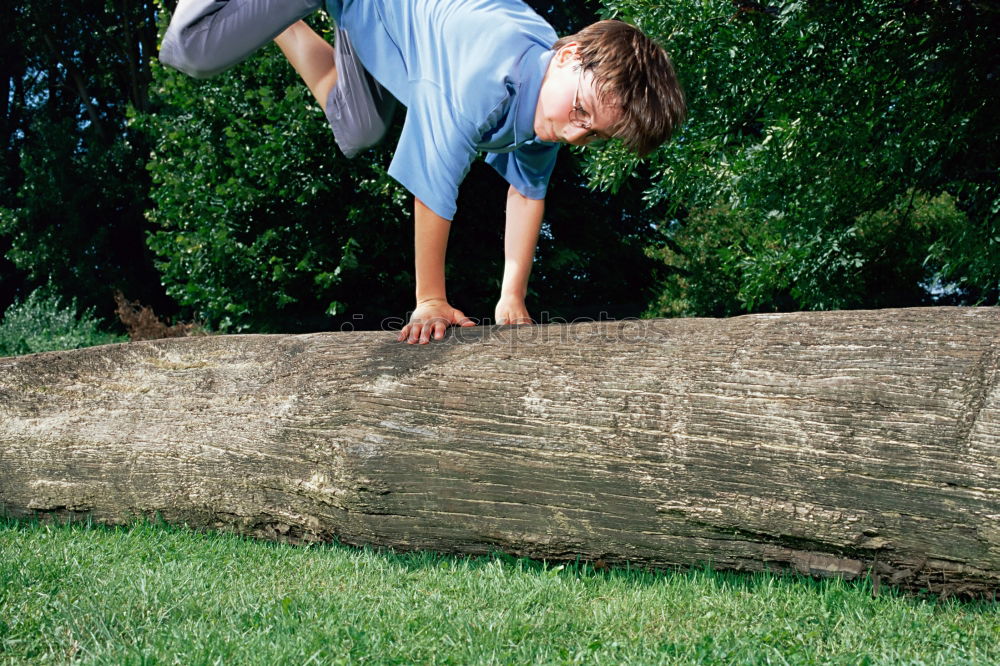 Similar – Image, Stock Photo romping around in the garden