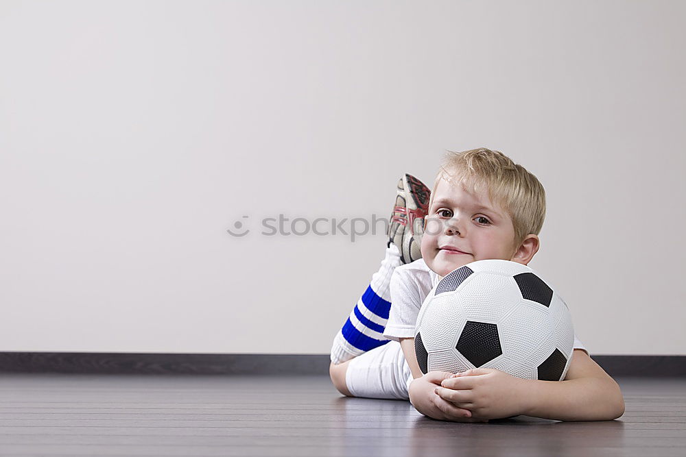 Image, Stock Photo Hooray! Joy Playing Soccer