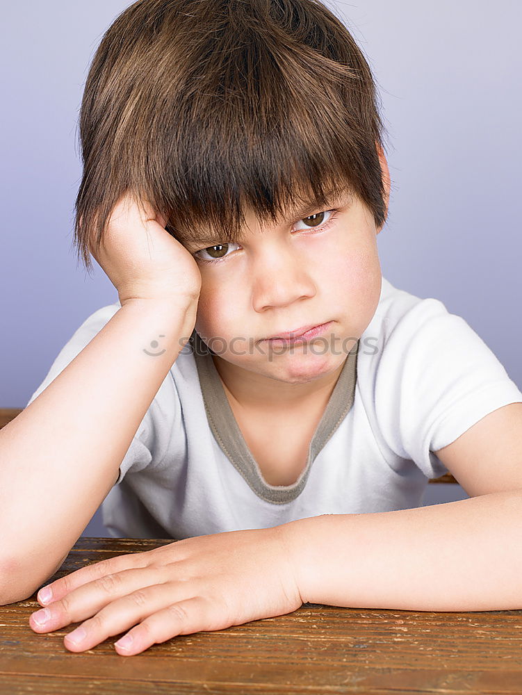 Similar – Image, Stock Photo Boring Schoolchild Child