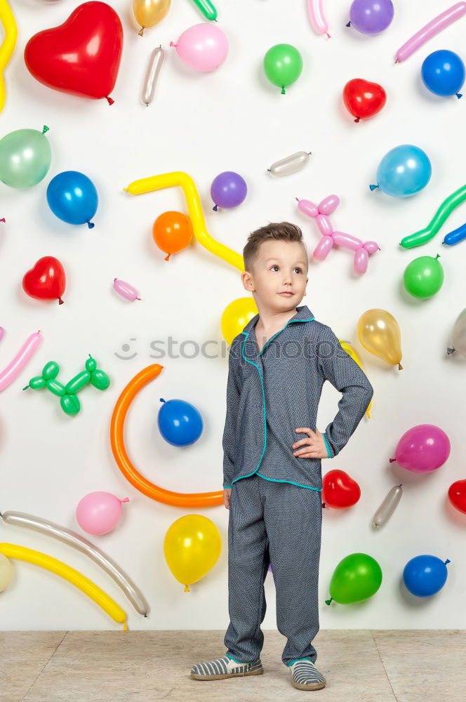 Image, Stock Photo Child in ball pool Playing