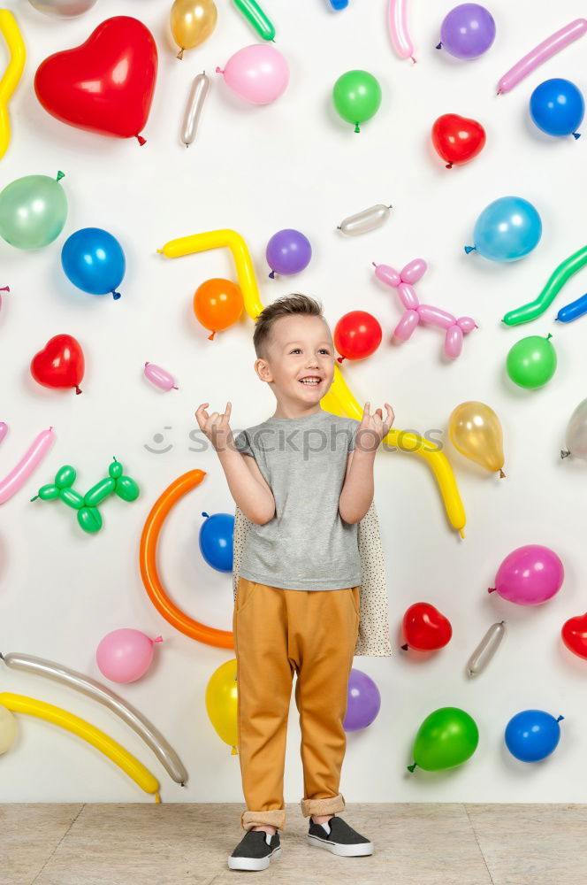 Similar – Image, Stock Photo Child in ball pool Playing