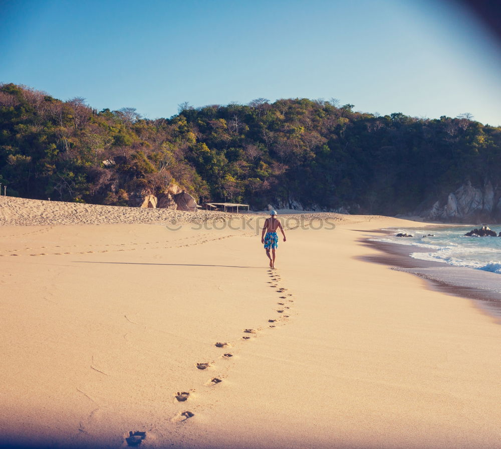 Image, Stock Photo Over the dunes… Woman