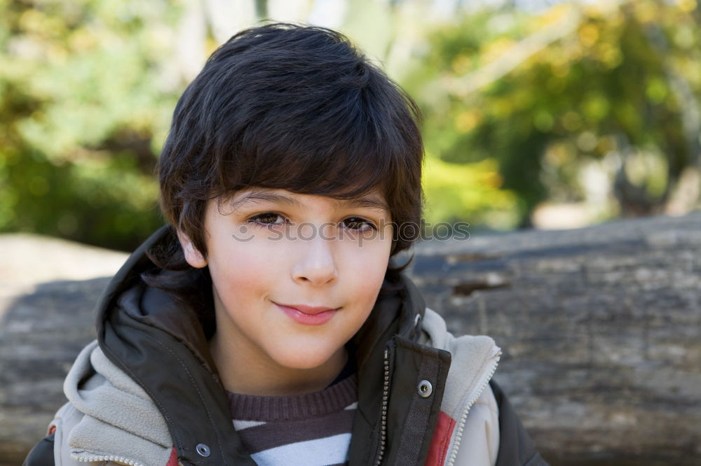 Similar – Image, Stock Photo Portrait in front of the door