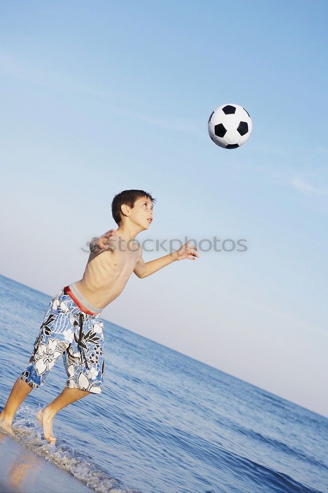 Similar – Image, Stock Photo fun on the beach Joy