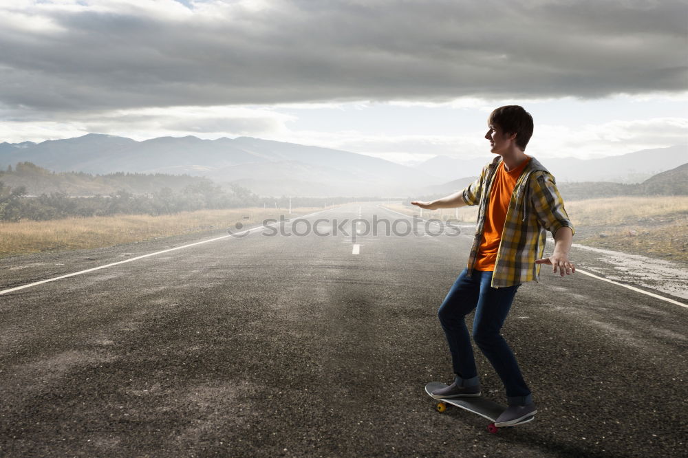 Similar – Tourist man with map Field