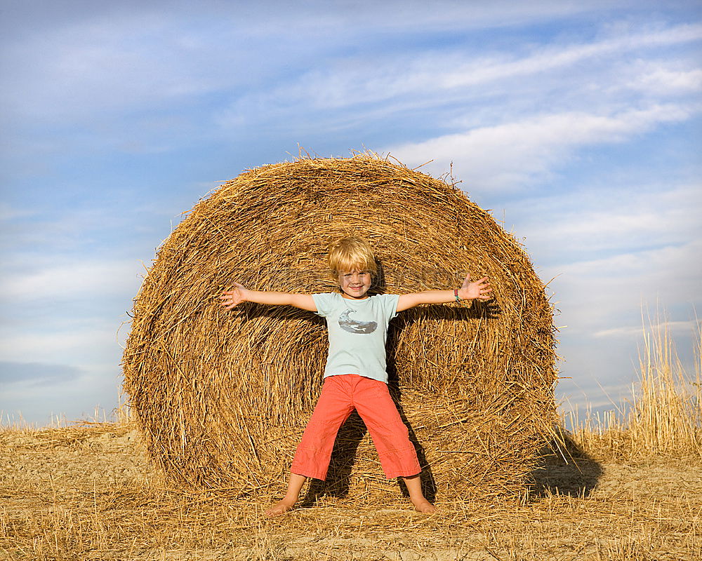 Similar – Ein Knuffelchen auf dem Strohlballen