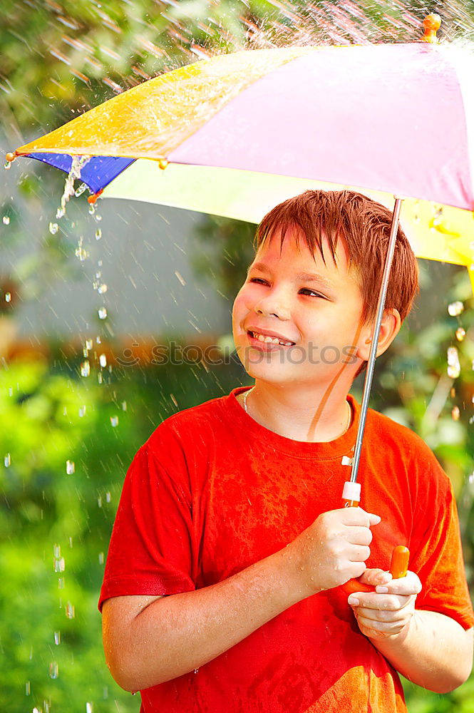 Similar – Image, Stock Photo umbrella hut Girl Blonde