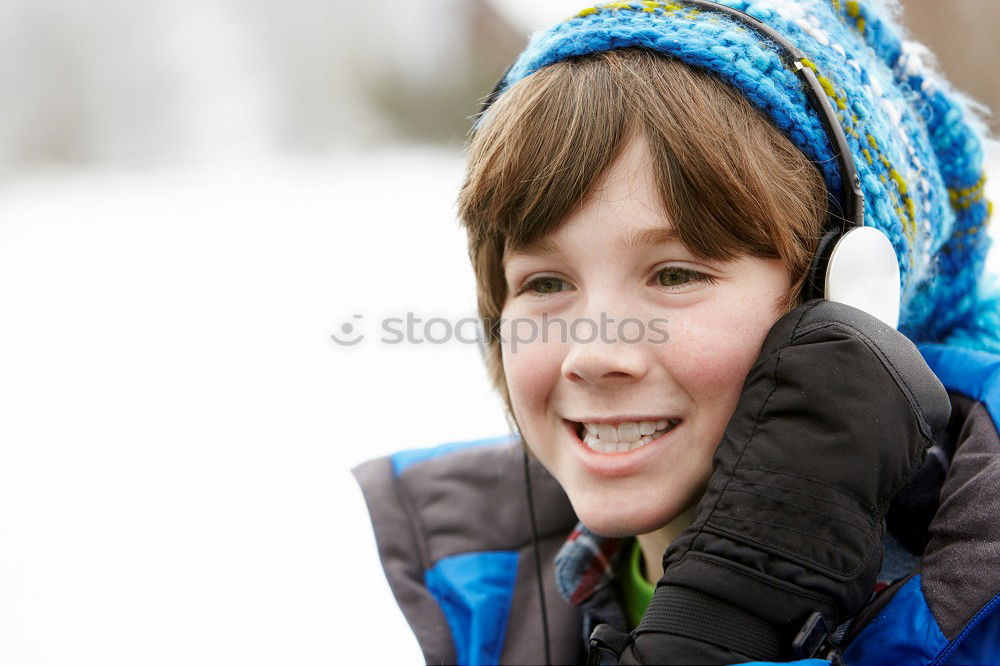 Similar – Image, Stock Photo Young teenager portrait at sunrise