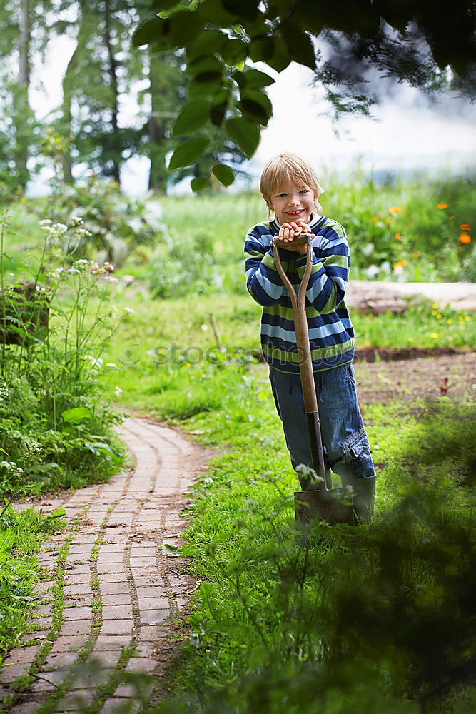 Similar – Foto Bild Kind spielt in der Natur