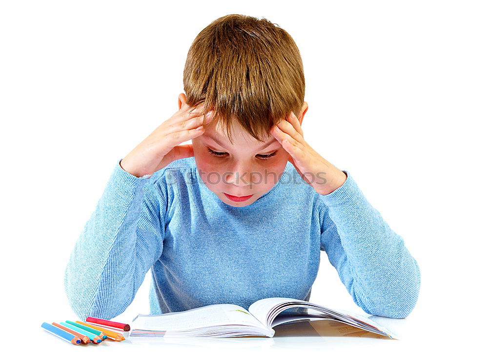 Similar – Bored girl in classroom