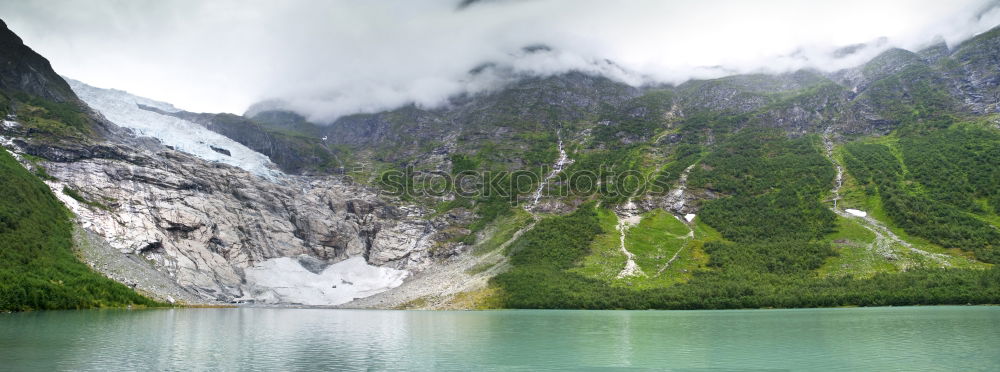 Similar – Panorama Kaprun Reservoir Mooserboden