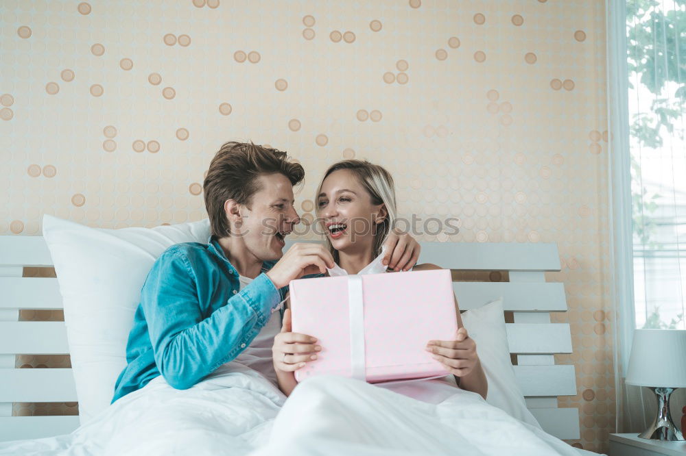 Similar – happy child boy giving flowers to mom