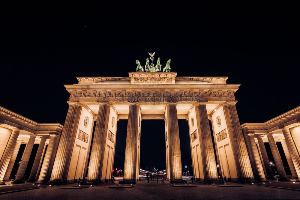 Similar – Brandenburg Gate at night