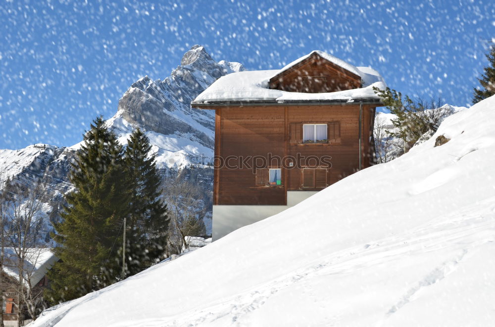 Similar – Image, Stock Photo snowy mountains Winter