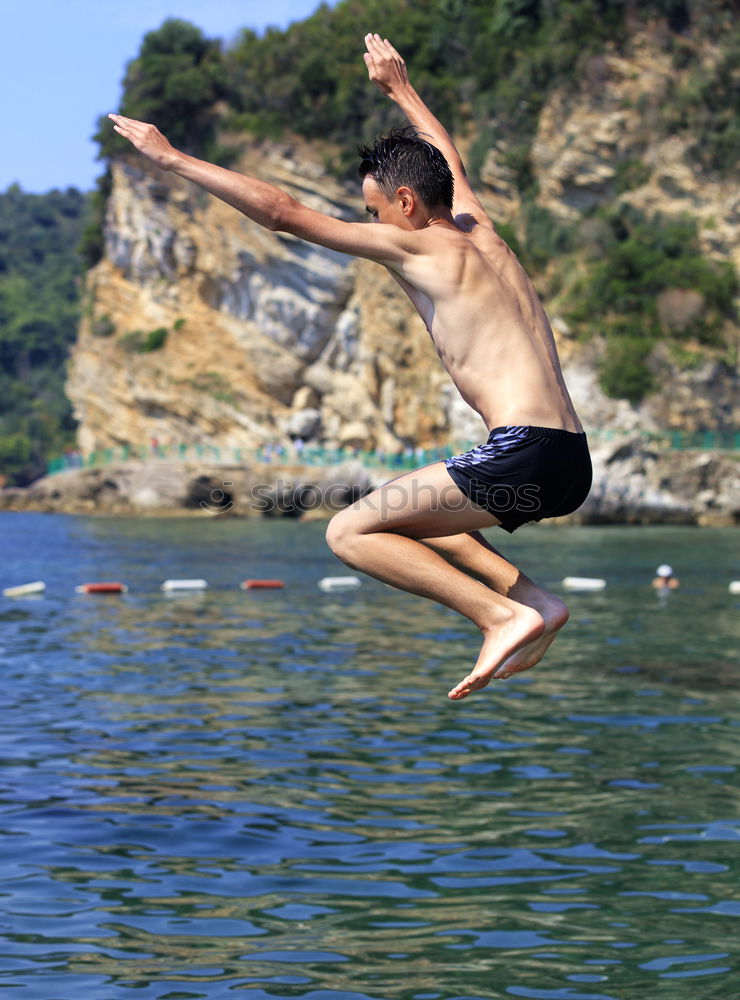 Similar – Image, Stock Photo Gliding with water landing