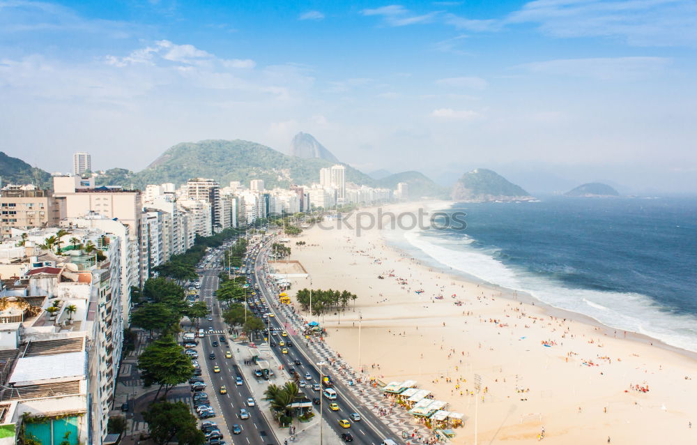 Similar – Image, Stock Photo Panoramic view of Rio de Janeiro from above, Brazil