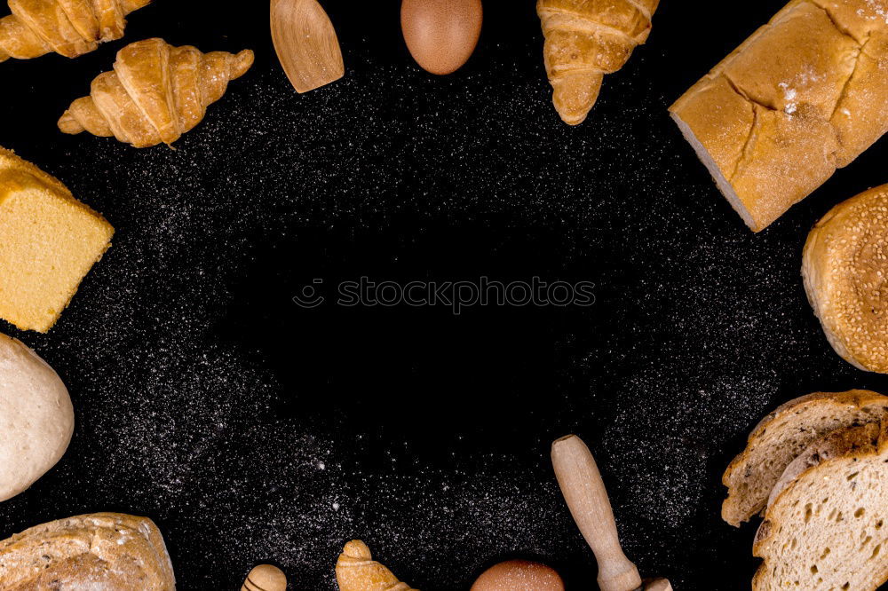 Similar – Image, Stock Photo square pieces of cheesecake with pumpkin