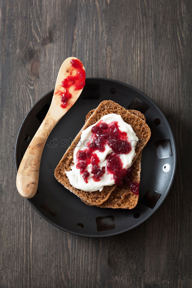 Similar – Image, Stock Photo PB & J Food Bread Jam