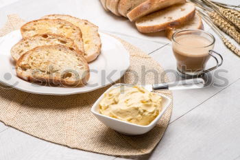 Similar – mushroom soup with champignons