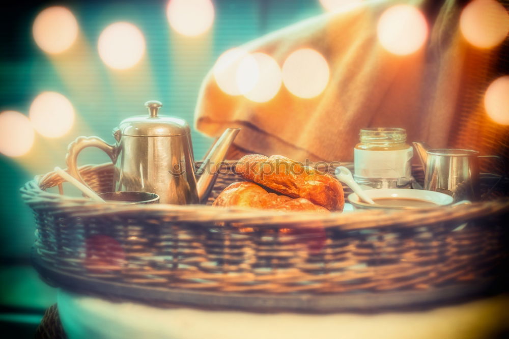 Similar – Salt And Pepper With Cutlery In Picnic Basket