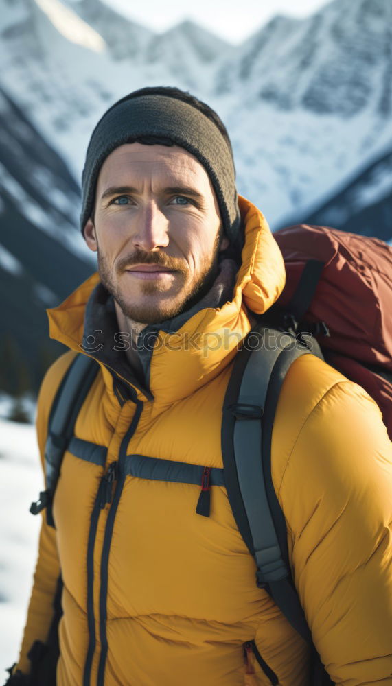 Similar – Young Backpacker enjoying of Nature.