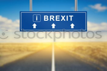 Similar – Image, Stock Photo Banksy Grafitti in Dover. Brexit symbolism, star of Europe