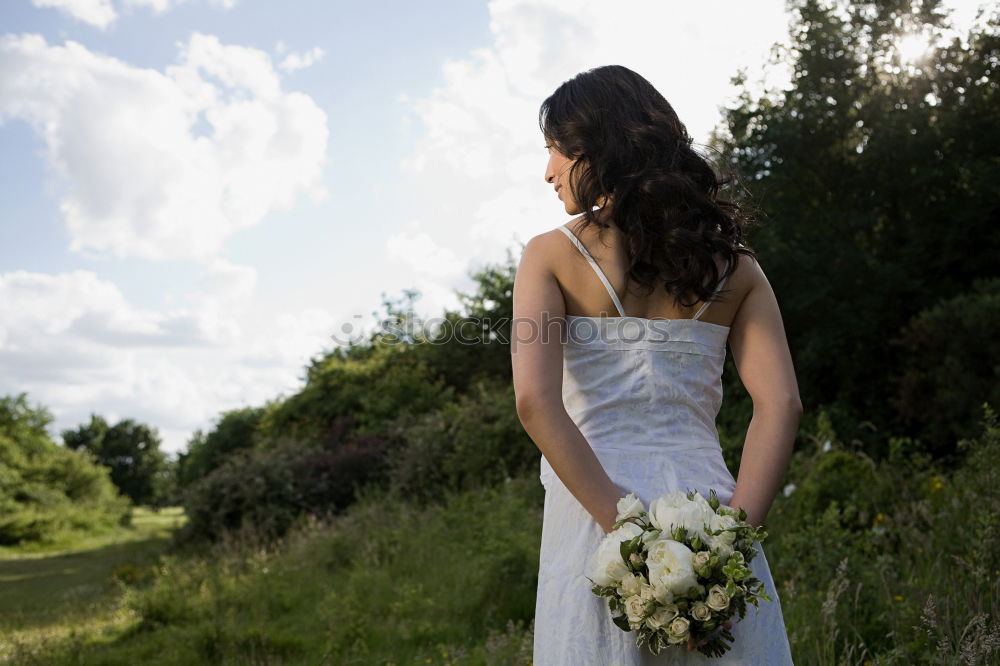 Similar – Image, Stock Photo bride, wedding, boho