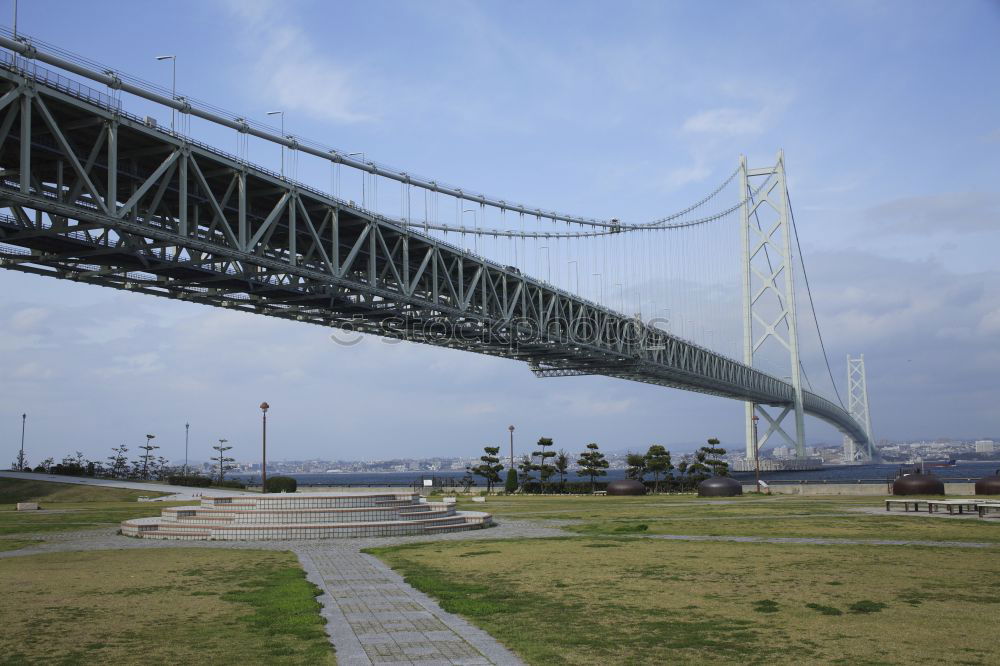 Similar – Image, Stock Photo Suspension bridge in Jiangyin