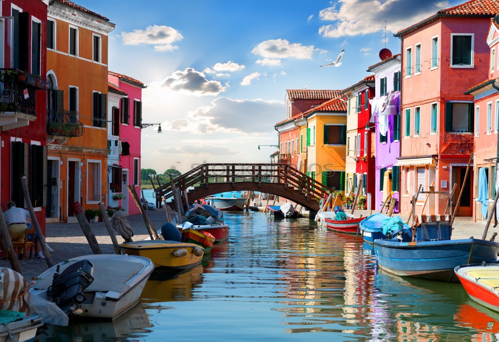 Similar – Colorful houses in Venice