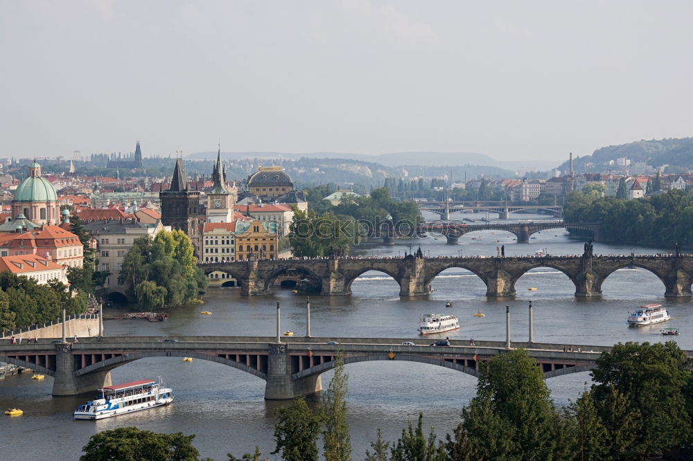 Similar – Image, Stock Photo MOLDAU Prague The Moldau