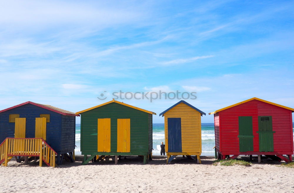 Colorful houses on piles