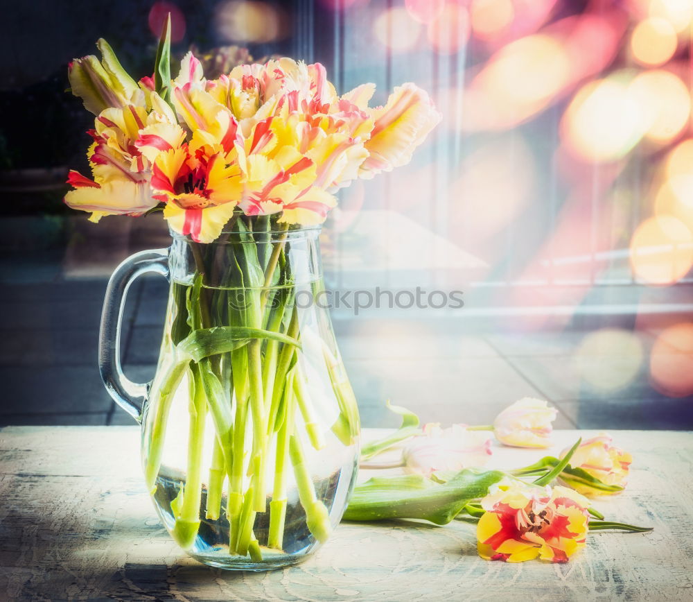 Similar – Flowers in a vase on the table