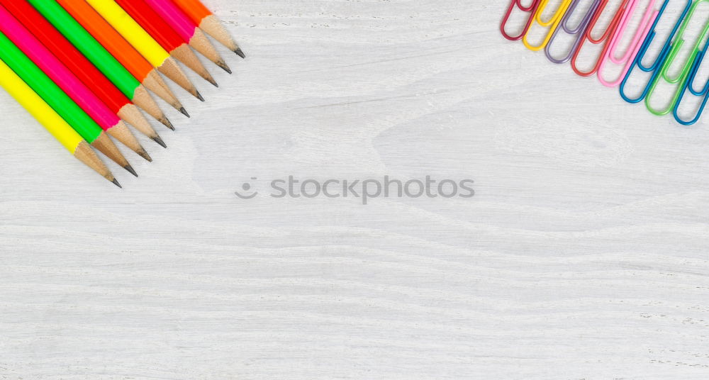 Similar – Image, Stock Photo Set of scattered sewing accessories on white wooden table