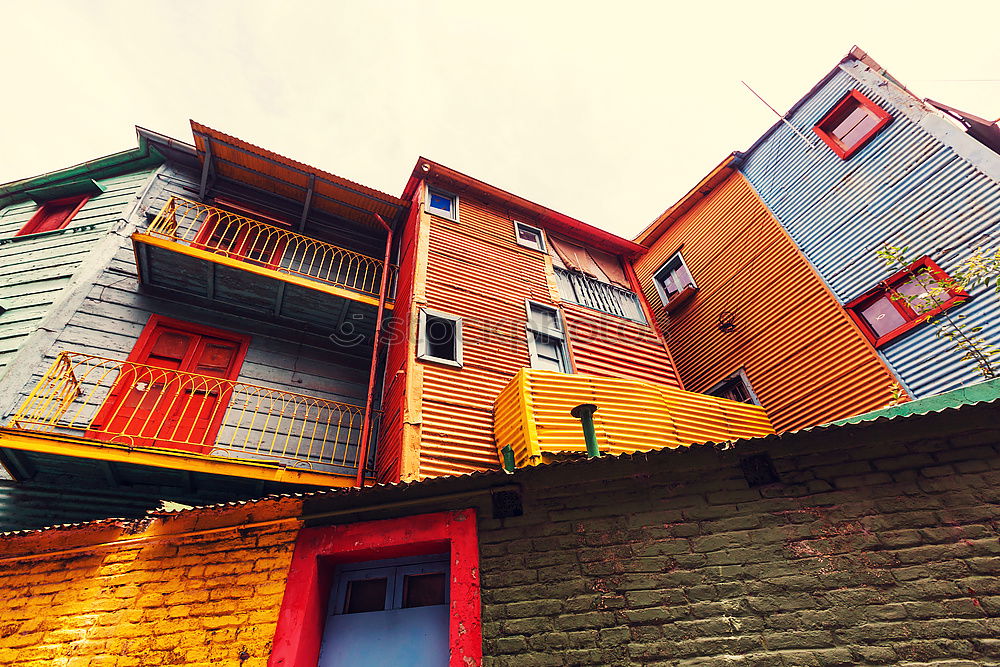 Farben an Barrio Boca, Buenos Aires