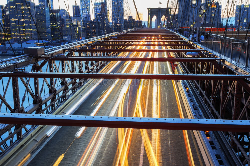 Similar – Image, Stock Photo Brooklyn Bridge Sunset