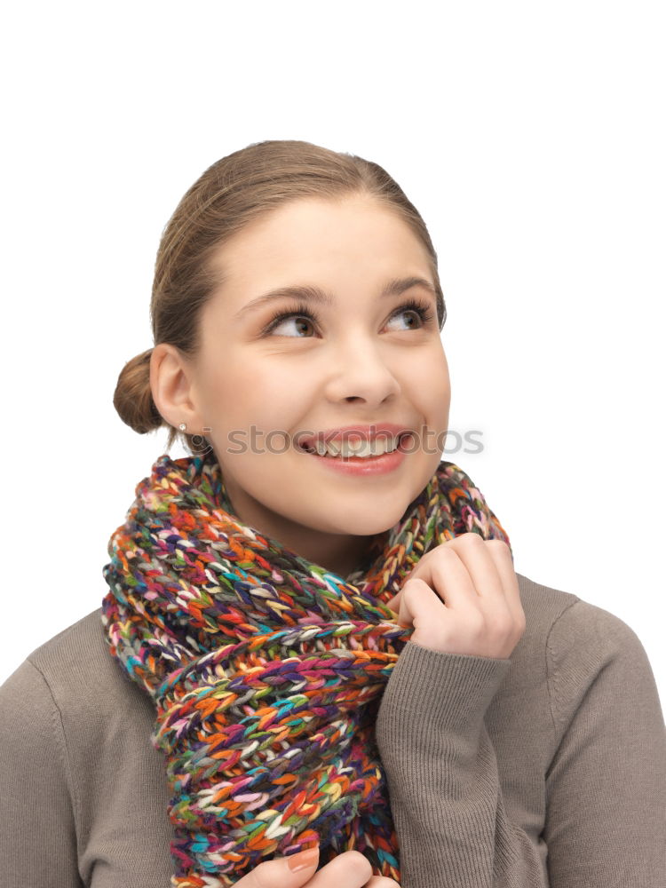 Similar – Attractive woman looking into store window