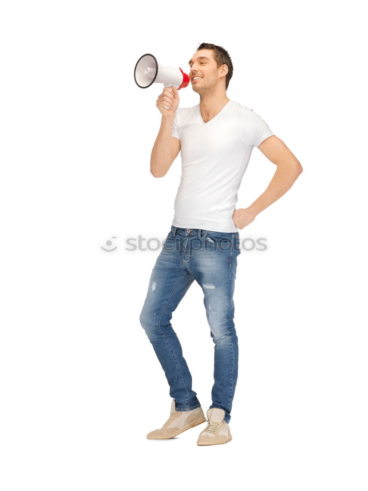 Similar – Image, Stock Photo female runner standing outdoors holding water bottle