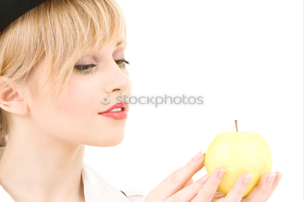 Image, Stock Photo Red means death Apple