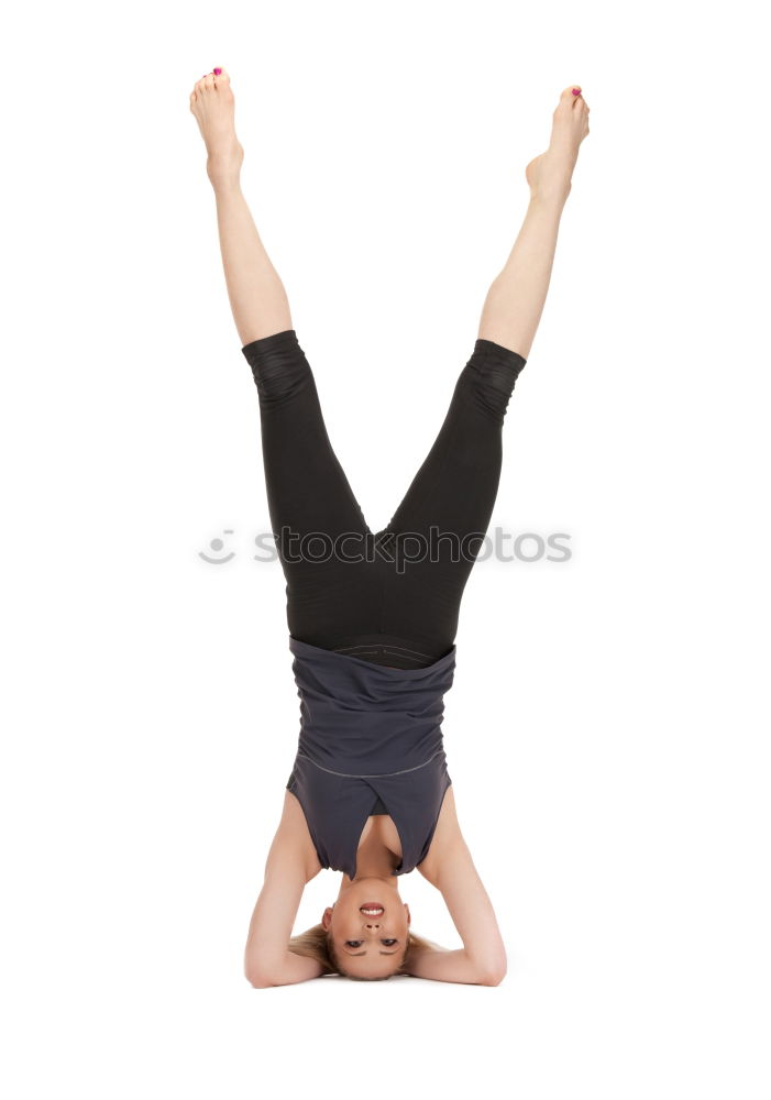 Similar – blumentopf Handstand