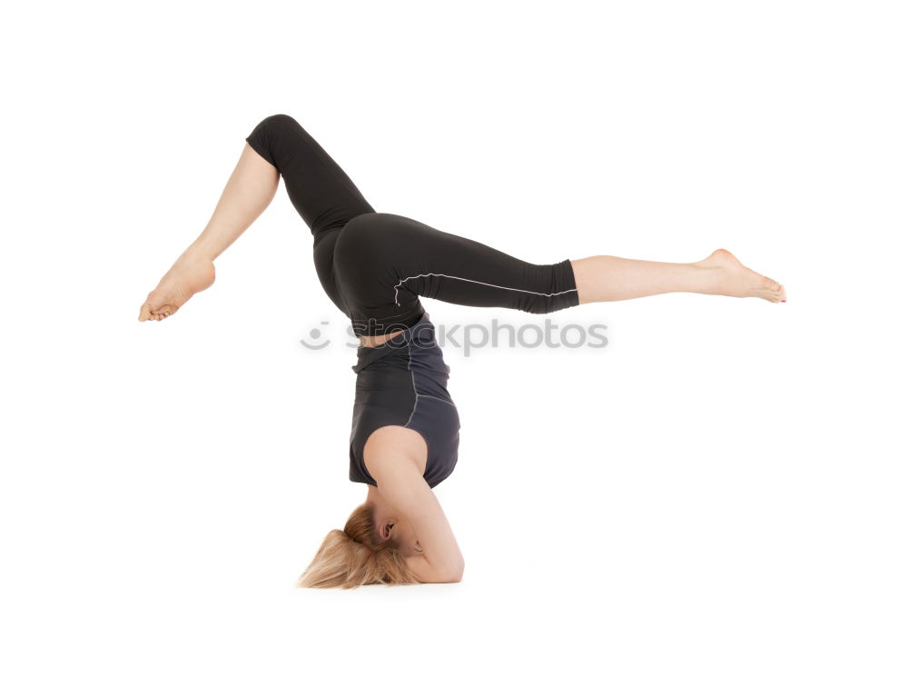 Similar – blumentopf Handstand