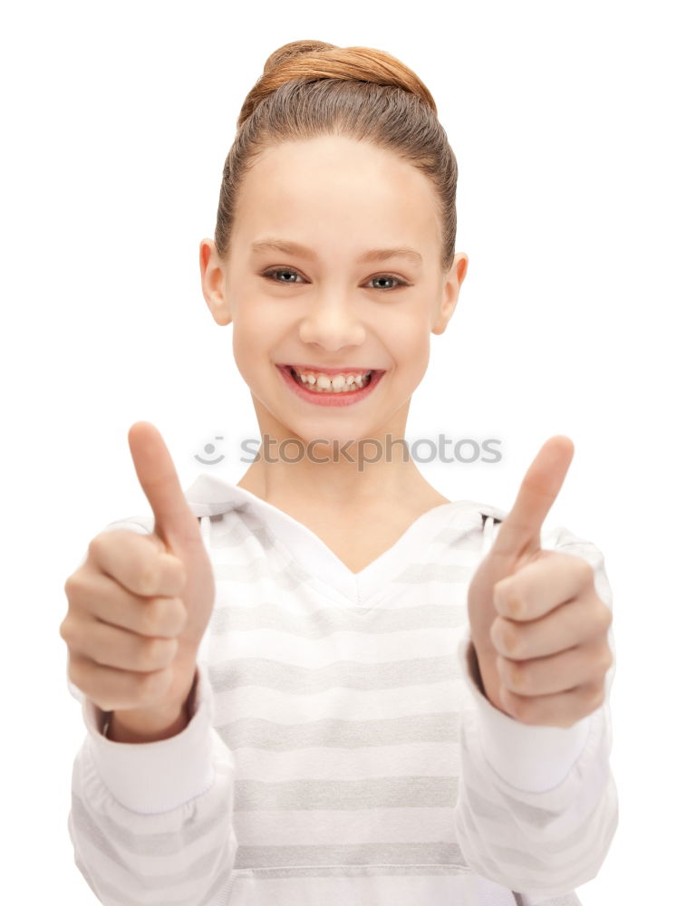 Similar – A kid holding a happy emoticon face