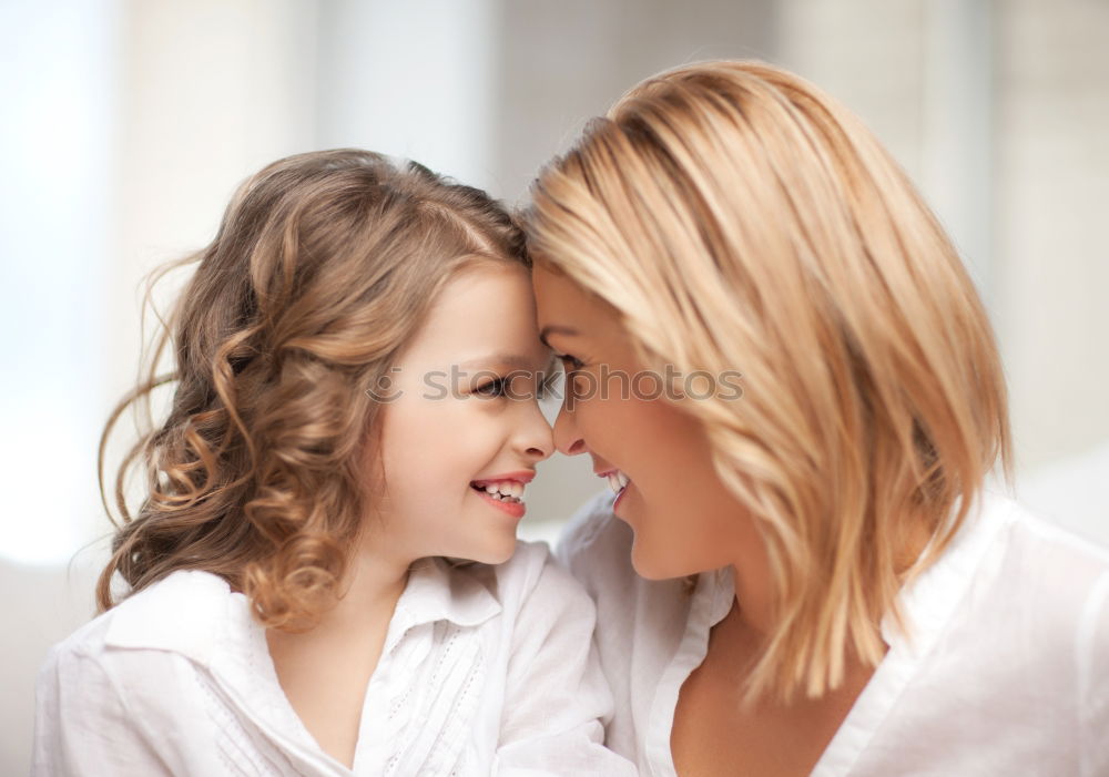 Similar – two beautiful sisters playing at home