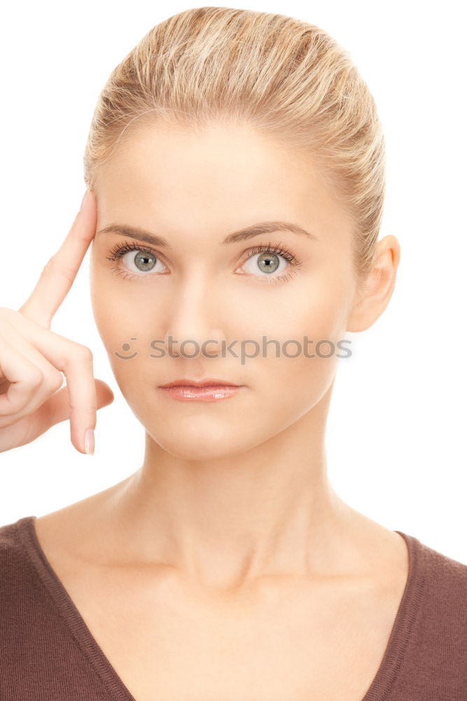 Similar – Young blonde girl with sunglasses in her hand