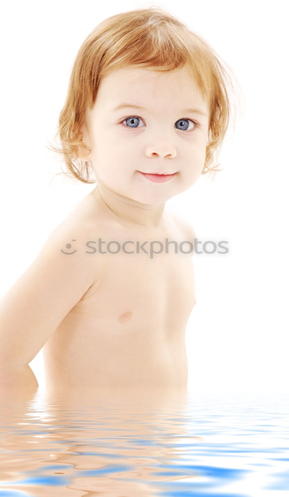 Similar – Image, Stock Photo A boy posing with a kitten