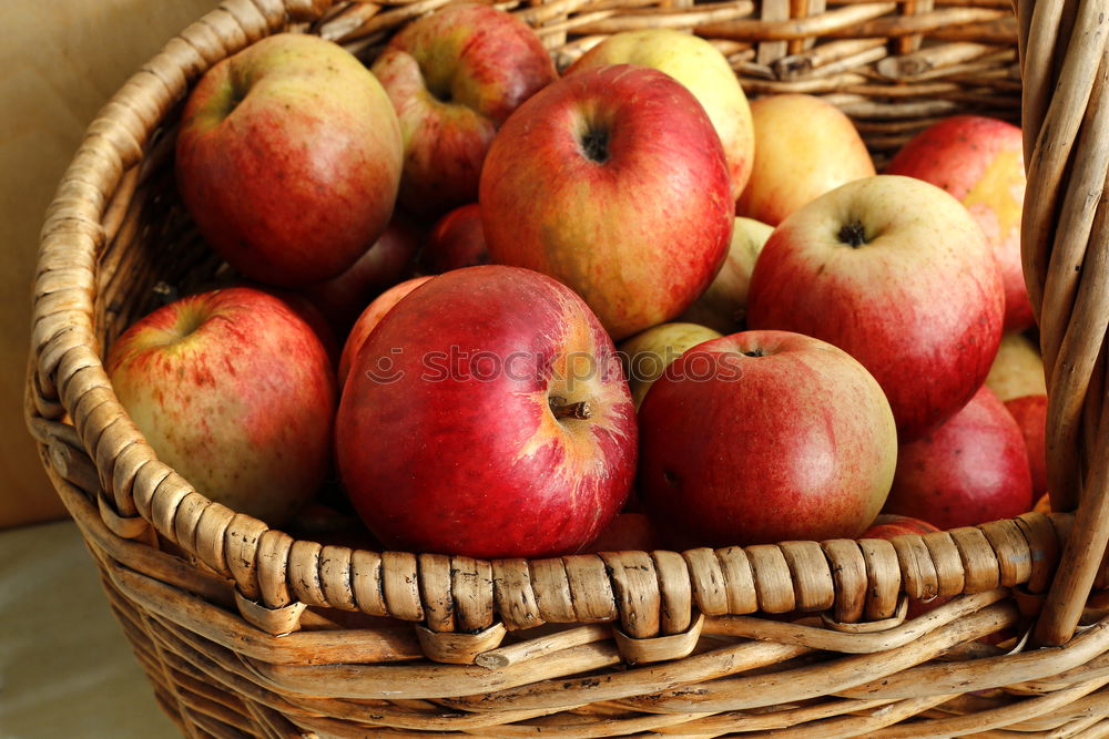 Similar – Image, Stock Photo apple harvest Fruit Apple