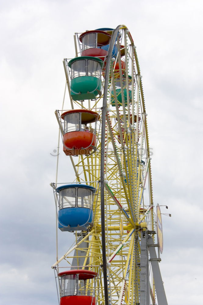 Similar – Seagulls sitting on a roller coaster