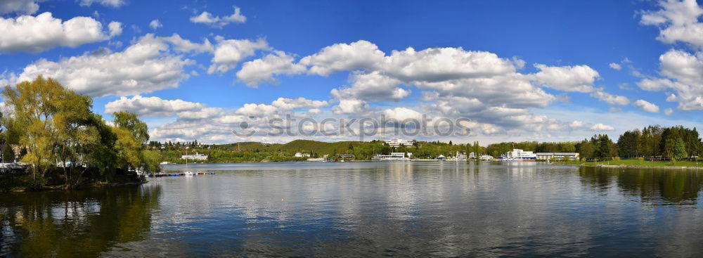 Similar – Image, Stock Photo On the Rhine Water Sky