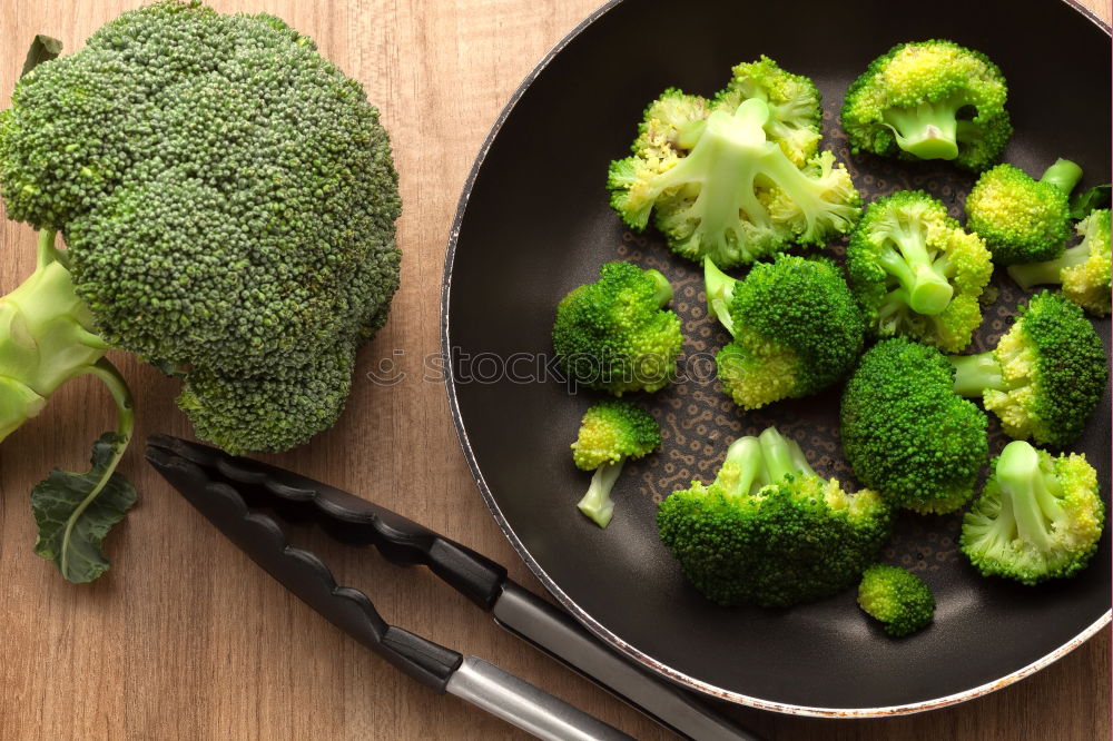 Similar – Image, Stock Photo Prepare broccoli cabbage on chopping board